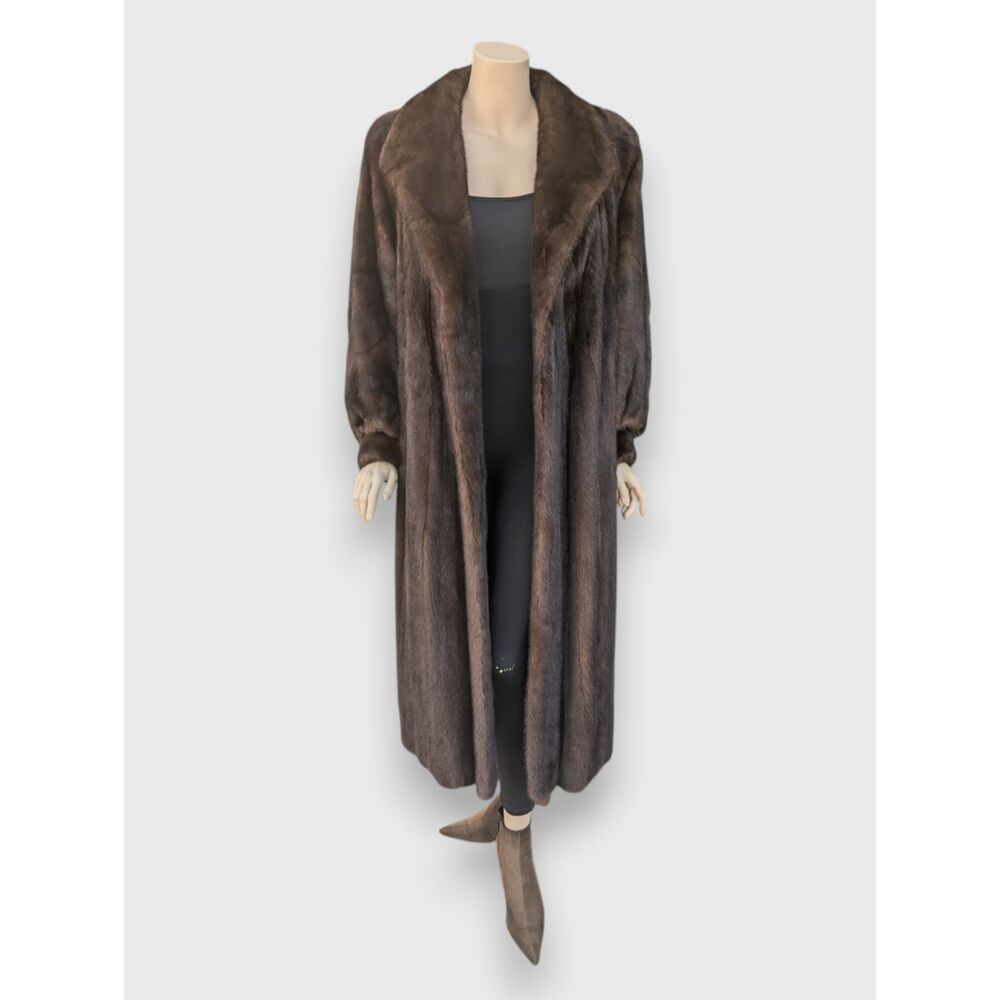 Mahogany Mink Coat -Large